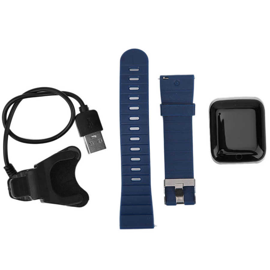 Slimme armband  dt9 gezonde stappenteller slimme armband multifunctionele hartslagmeter sporthorloge sportstappenteller: Blauw