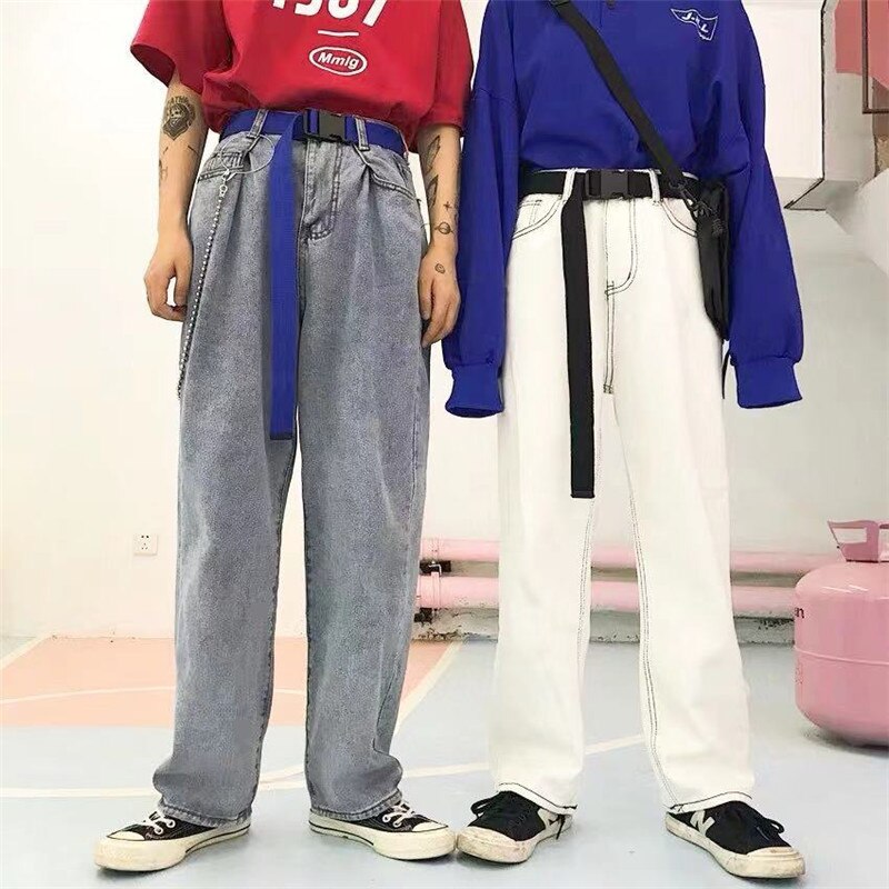 120cm justerbare all-match bælte piger drenge unisex koreansk stil lærred bælter harajuku spænde ensfarvet lange bælter