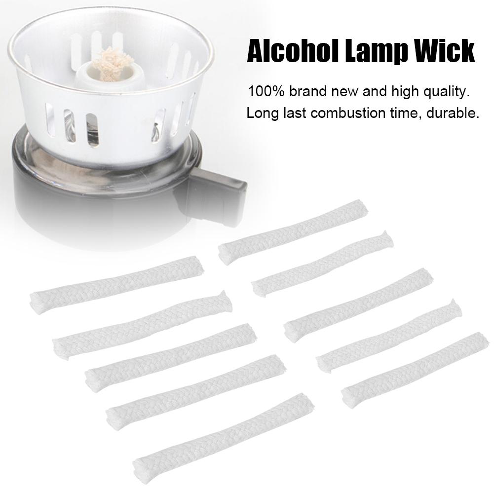 Support pour lampe à huile, 10 pièces, lampe en coton à alcool, accessoires de chauffage, accessoires de remplacement
