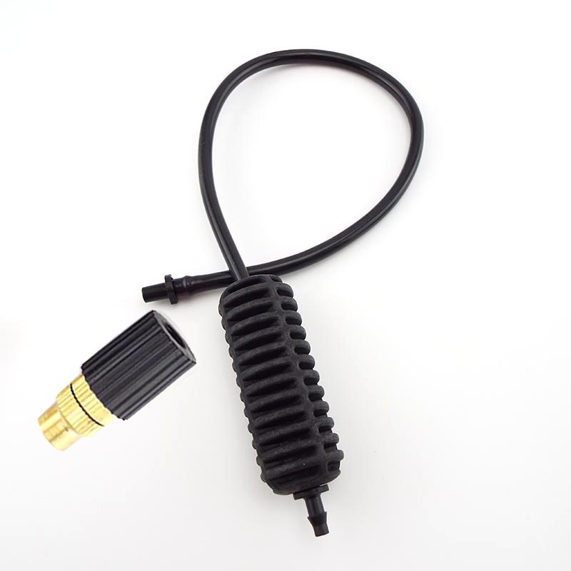 Hagehengende vannsprøytedyse sprinklersett forstøvende sprinklersett grønnsaksvanning vanning for drivhushage: Lilla