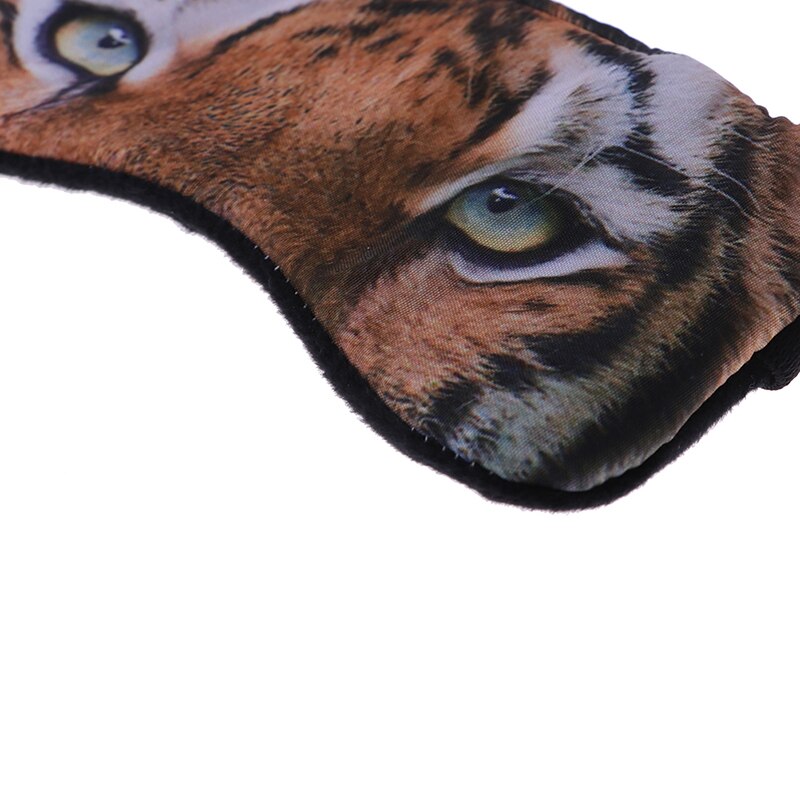 1 stuk ooglapje, schattig dierenprint slaapmasker, blinddoek, ontspannende slaap, reishoezen, oogkapje, slaapgereedschap