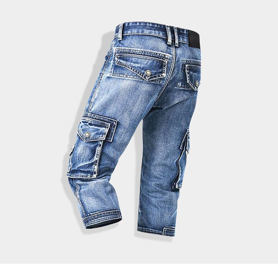 Men Holes Jeans High Street Jeans Men Hip Hop Ripped Slim Jeans pants