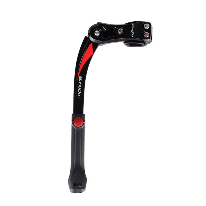24"-28" Bicycle Footrest Adjustable Bike Parking Rack Cycling Side Foot Stand Support Mountain Bike Holder Kickstand Brace Tools: Red
