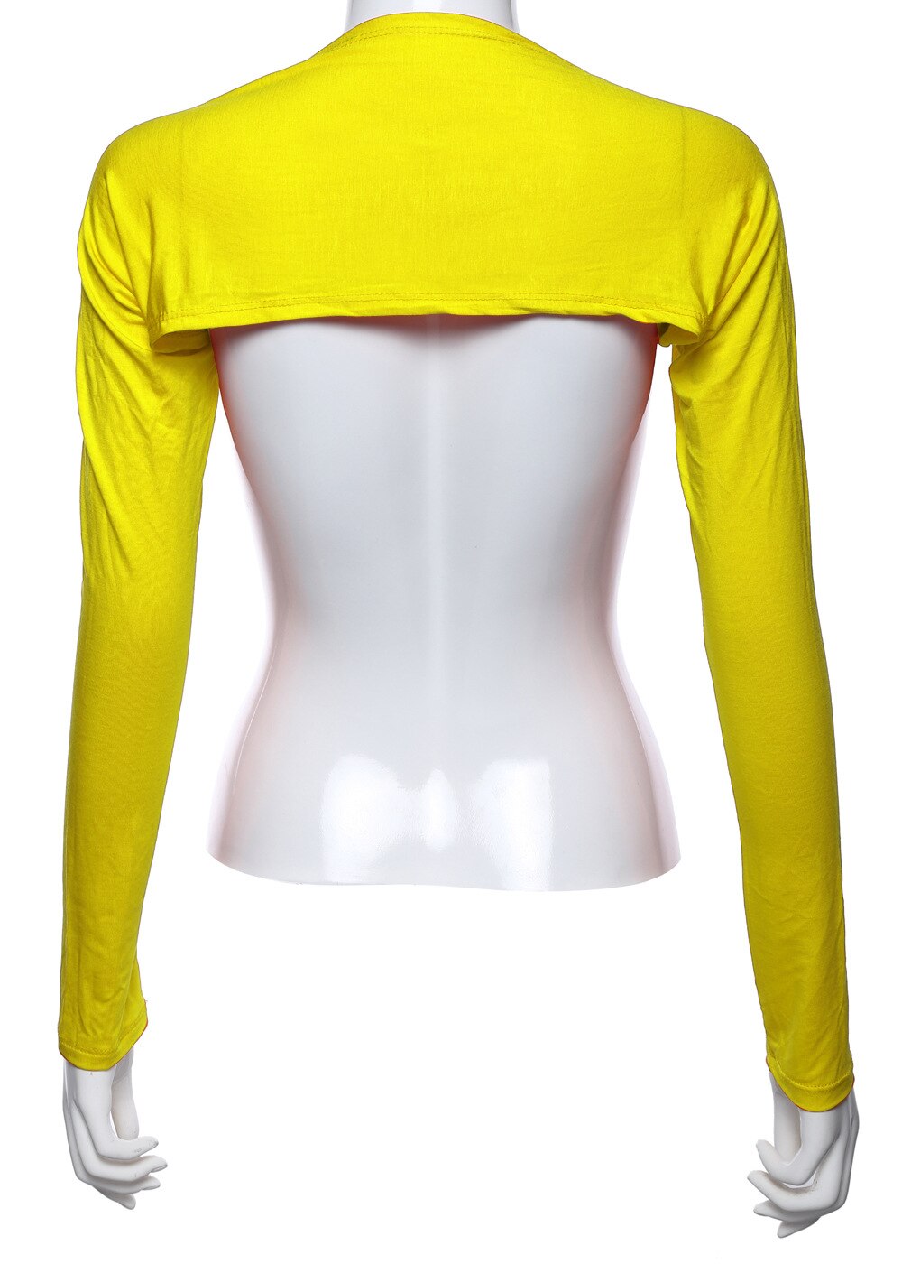 Femmes Hijab musulman Armer manches couverture haussement d'épaules boléro Hayaa Armer plus Oversleeves Stretch Protection turquie eau manches aléatoire: YELLOW