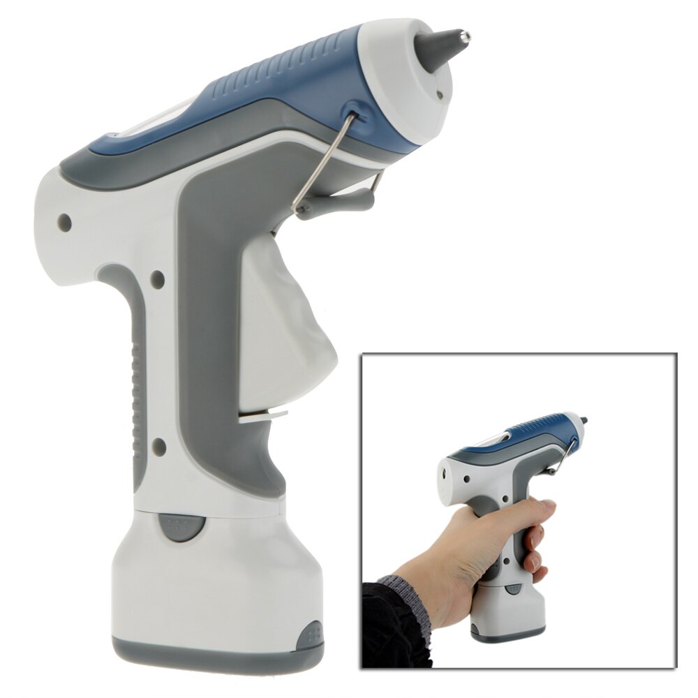 Pro'skit gk -368 6v accu snoerloze lijmpistool blokmotor ledverlichting voor doe-het-zelf modelbouw knutselen met 3 stuks 7mm sticks