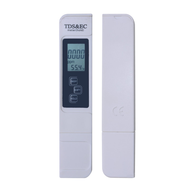 Stylo de testeur de température TDS EC 3 en 1, outil de mesure de la de l'eau, TDS et EC, 0-9990ppm