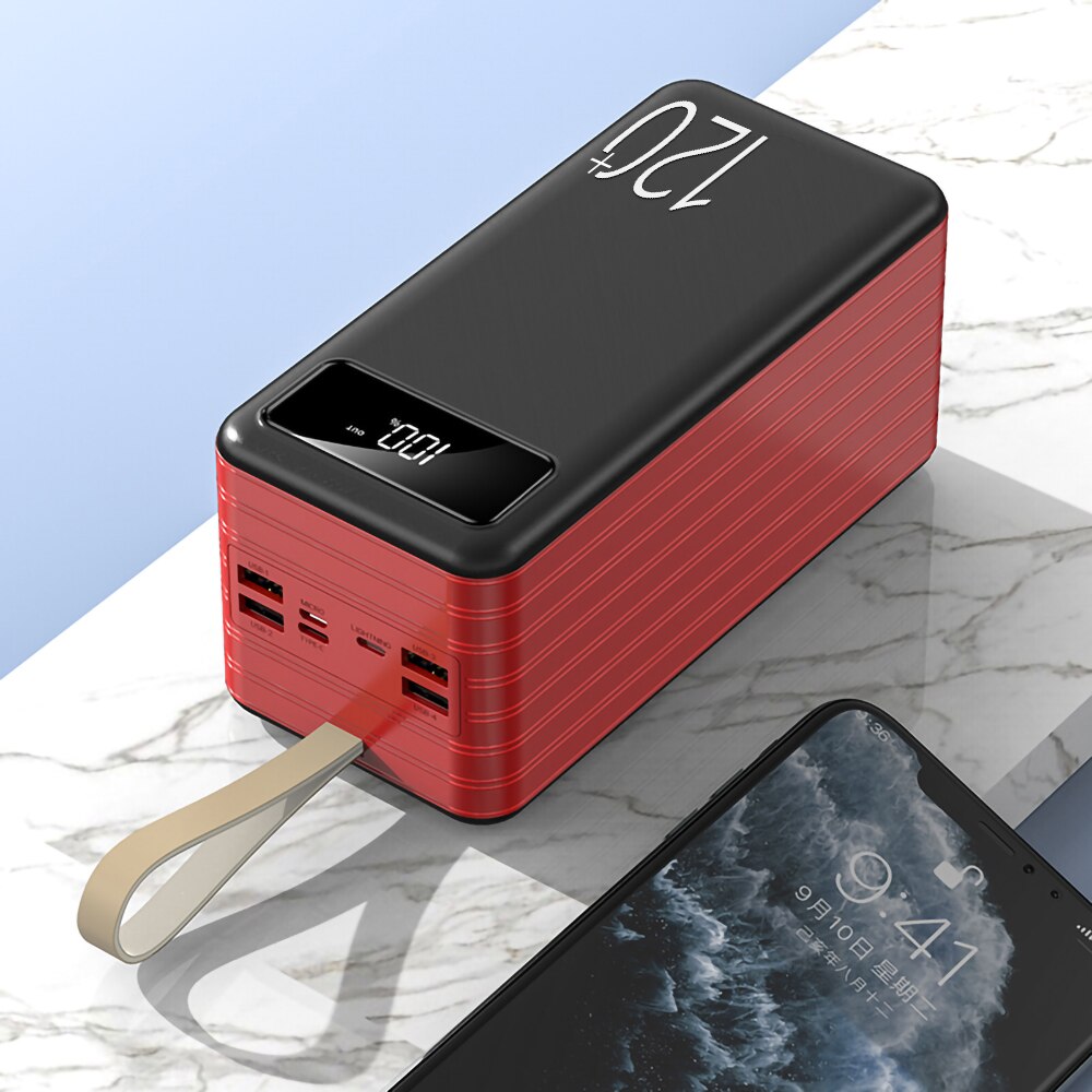 Neueste schnelle Ladung 120000mAh Energie Pack große kapazität Handy, Mobiltelefon Energie Universal- 5v3a schnelle Ladung: verrotten