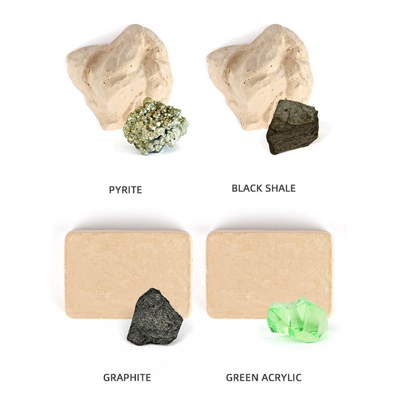 Fbil-Kleurrijke Edelsteen Graven Kit Opgraving Kit Kids Diy Wetenschap Educatief Archeologische Speelgoed Biologie Speelgoed