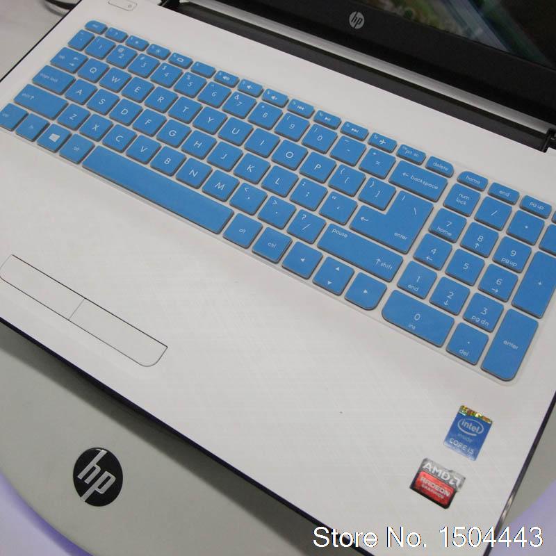 15.6" Laptop Keyboard Protector Skin - Ultra-thin Silicone Dustproof Cover for HP Pavilion Envy 15 Series: Blue