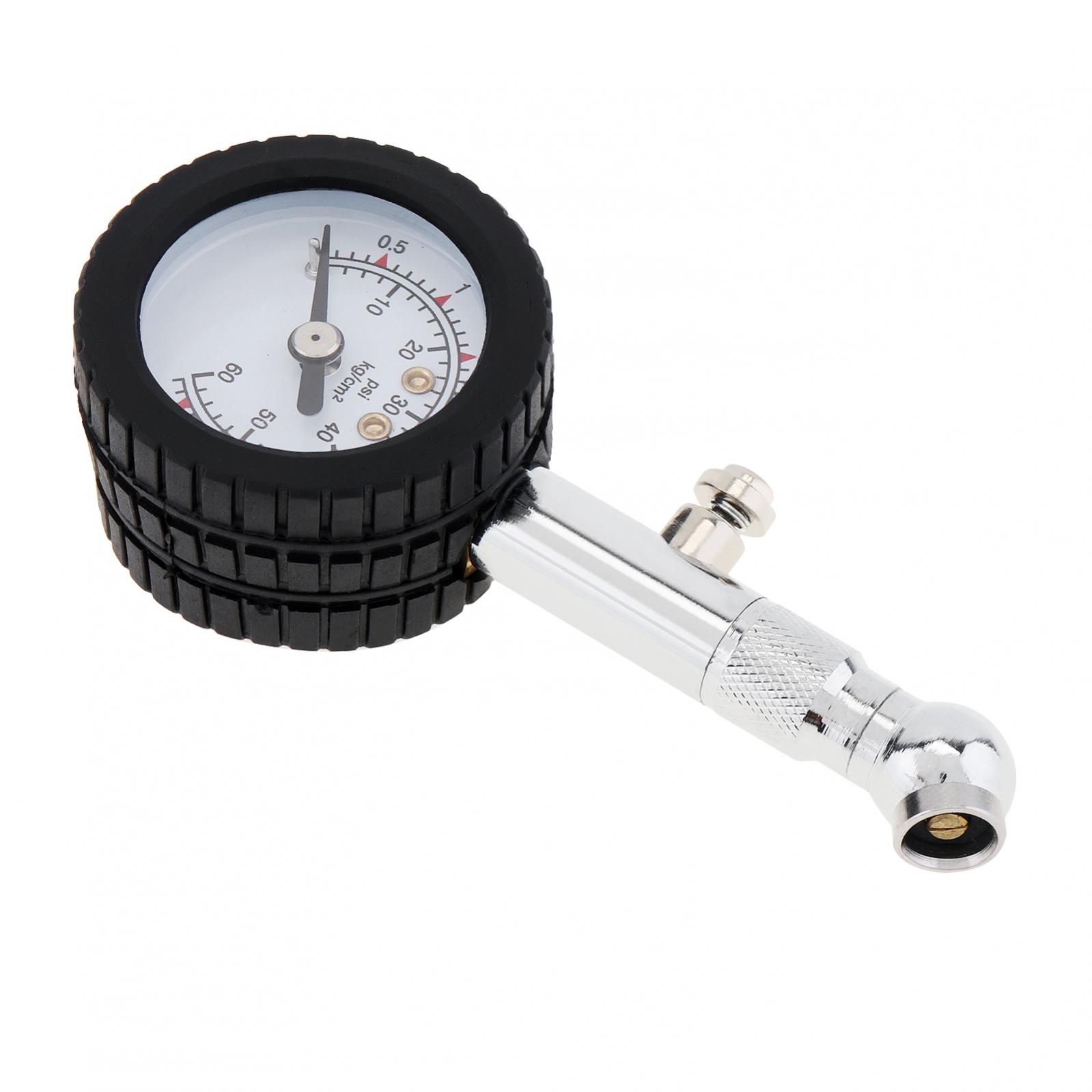 Draagbare Eenheid YD-6025 Nauwkeurige Automobiel Auto Tire Luchtdrukmeter Tester 0-60PSI Dial Meter Voor Voertuig