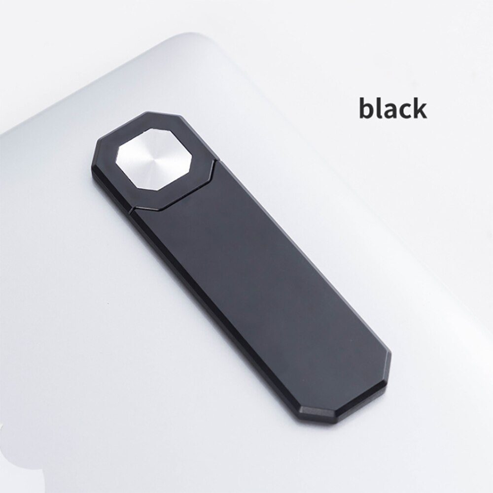 Klappbarer laptop- und handy-ständer, multifunktional, seitlich montierbar, magnetisch, verstellbar: Schwarz