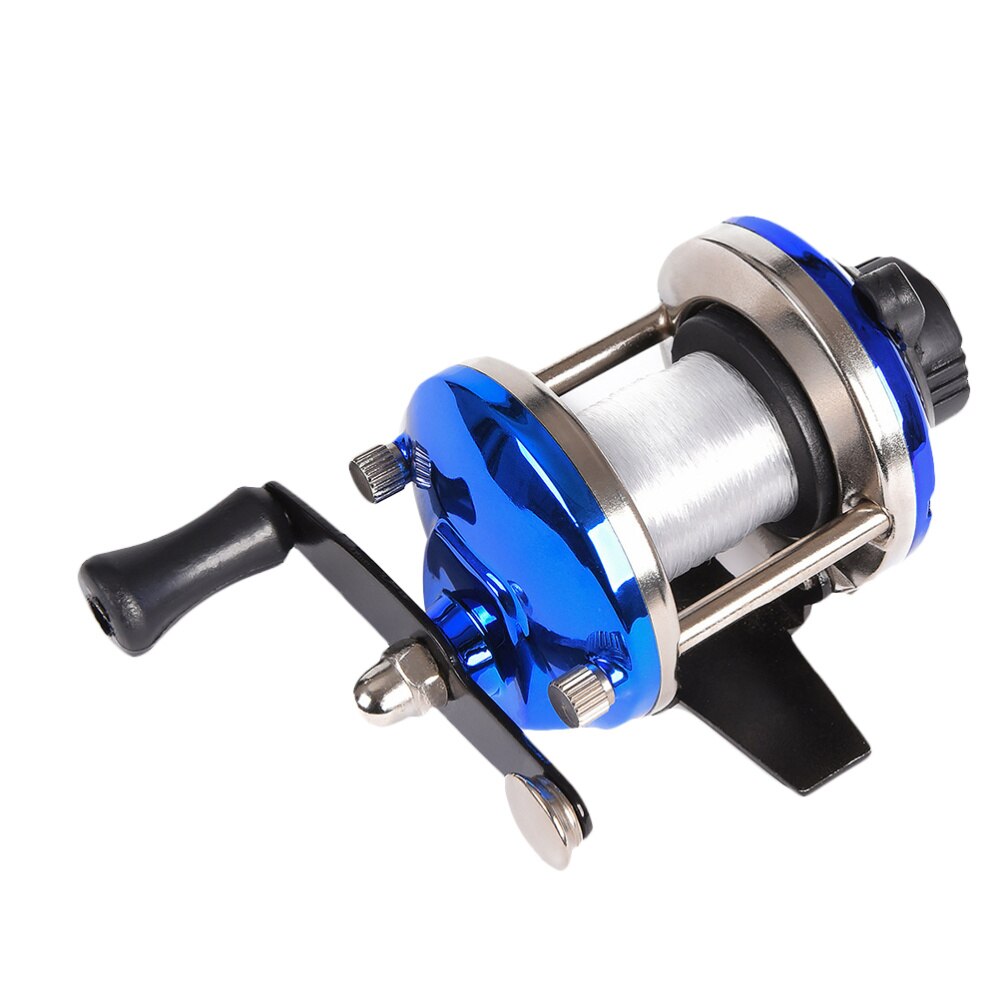 Wheel Drum Style Fishing Wire Winder Fishing Line Spooler Sub-winding Entanglement (Blue): Blue
