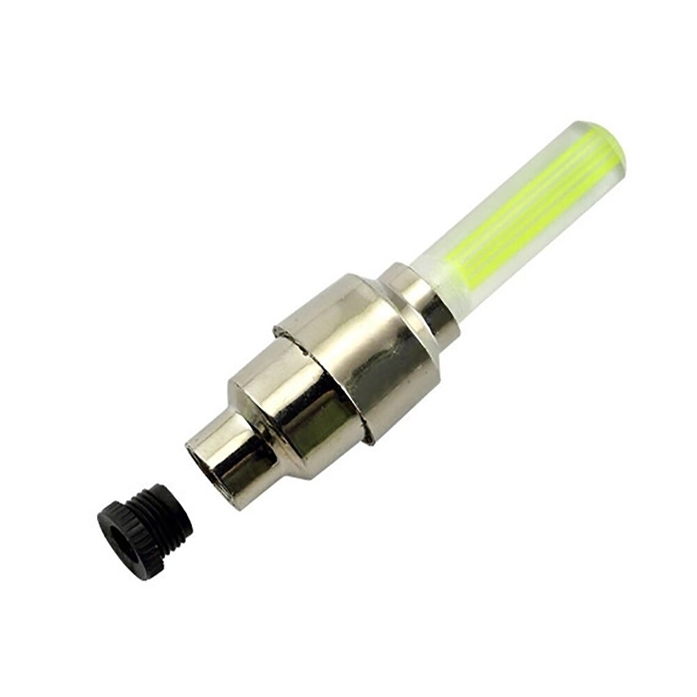 2Pcs Kleurrijke Flash LED Verlichting Fiets Auto Wiel Tire Stem Cap Veiligheid Licht