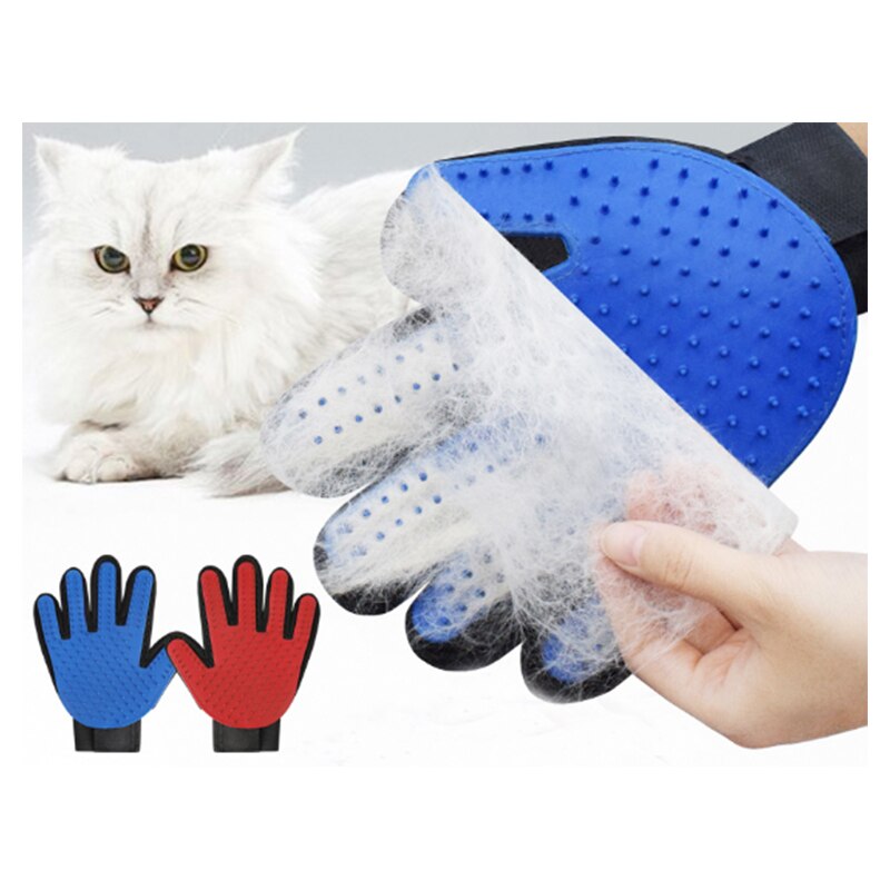 Kat Grooming Handschoen Voor Katten Handschoen Pet Haar Deshedding Borstel Kam Handschoen Voor Hond Reiniging Massage Handschoen Voor Dieren
