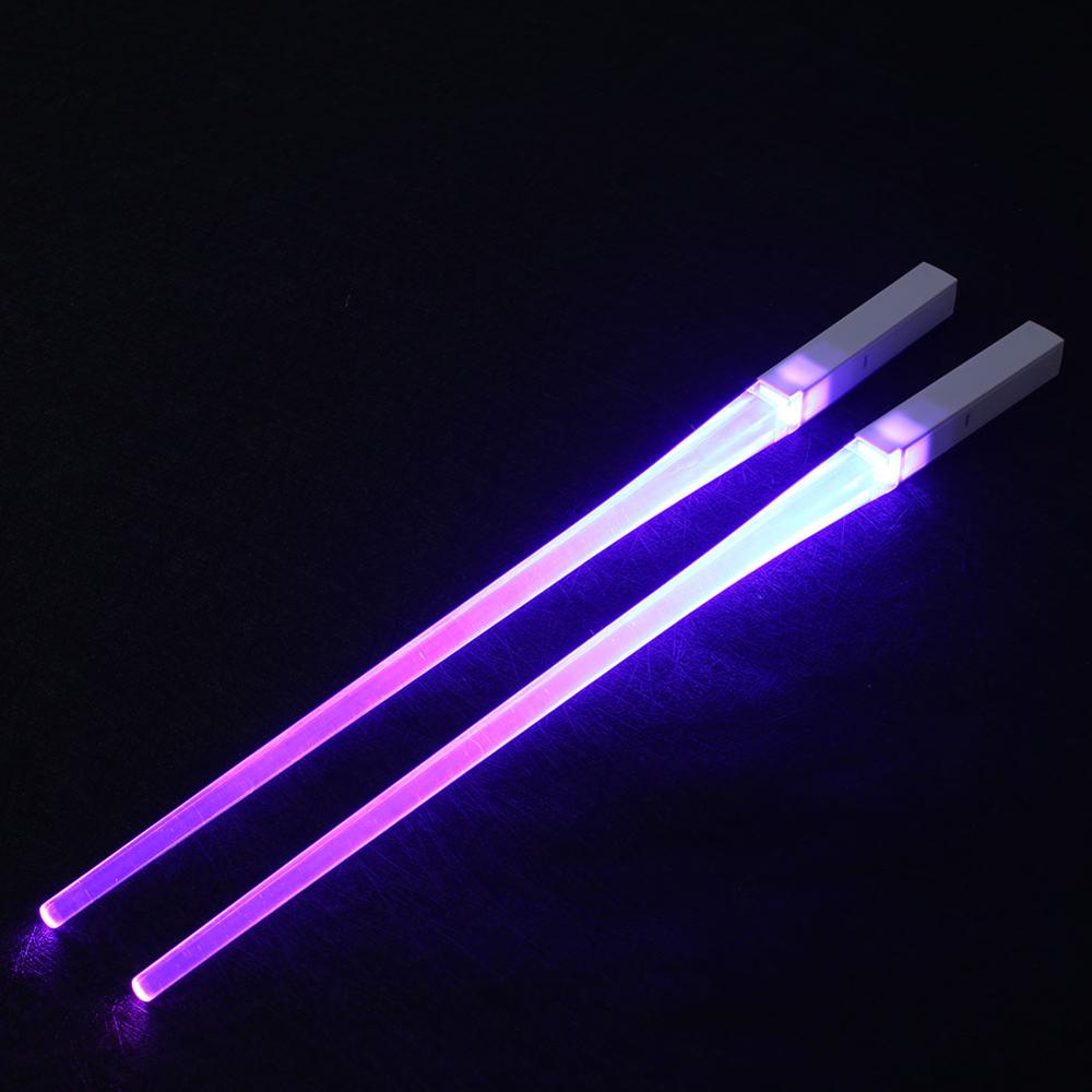 2 Teile/para LED Leucht Stäbchen Licht hoch Stäbchen LED Dauerhaft Leichte Küche Esszimmer Partei tragbar Sicher Geschirr