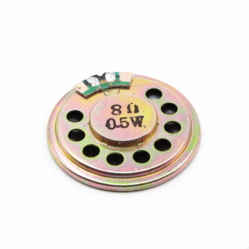 20pcs 0.5W Loudspeaker 8R 30MM Mini Round Speaker Diameter Thickness 5MM Small Horn Doorbell Speaker