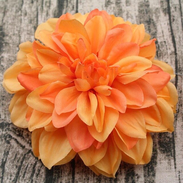 15CM duże sztuczne jedwabiu dalia kwiat głowy domu DIY ślub kompozycja kwiatowa dekoracji akcesoria 1 sztuk: 3