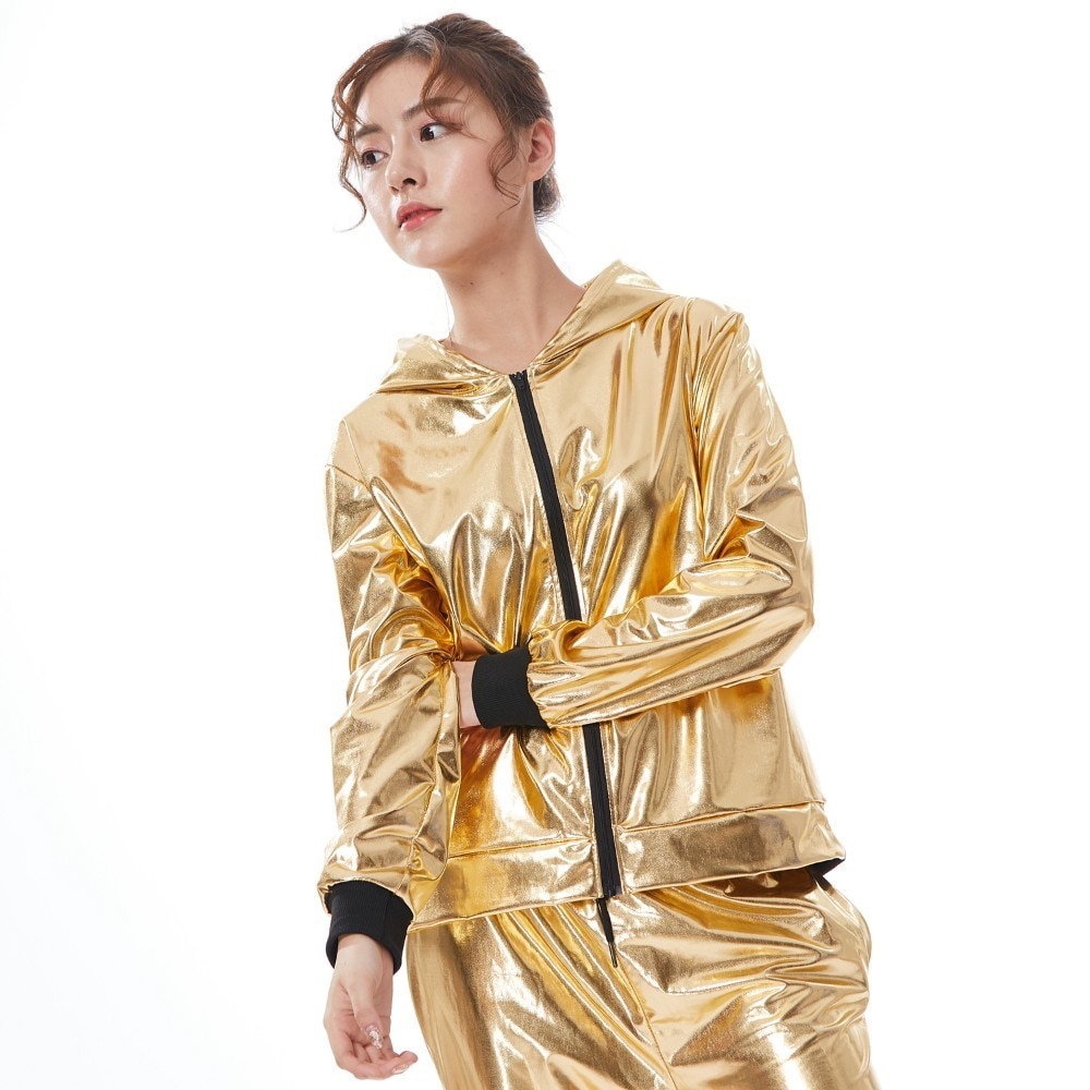 Giubbotto Bomber Jazz per bambini, abbigliamento da spettacolo teatrale dorato, cappotto da ballo, cappotto Hip Hop, moda primavera e autunno, 2024