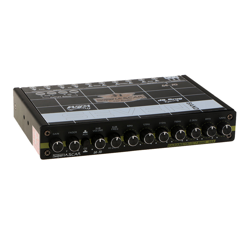 Égaliseur Audio EQ7 pour voiture, , sous-sortie avant, 10-14.4V DC