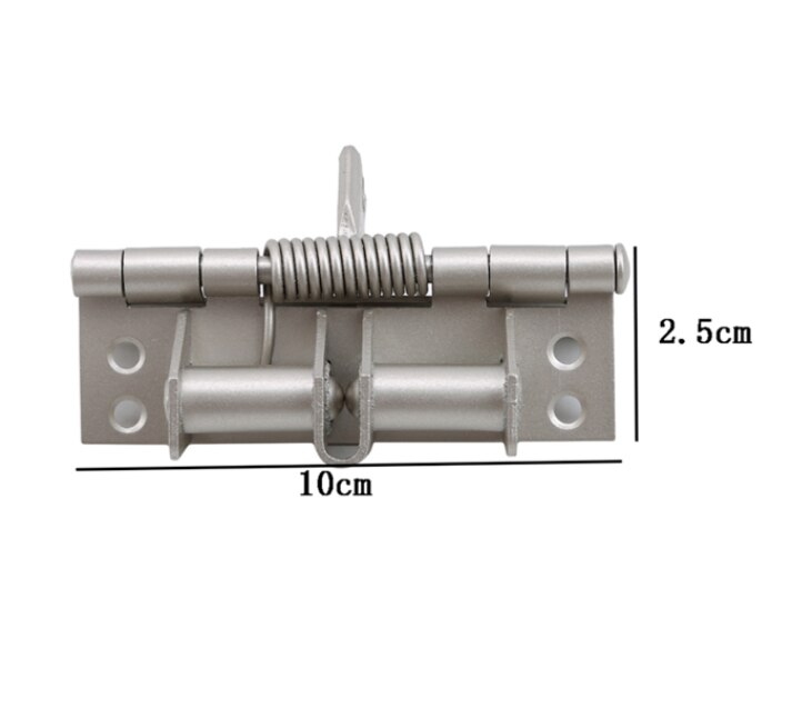 2pcs Positioning hinge Spring self closing hidden door hinge bisagras for window closet cupboard Furniture Connection hardware: Silver