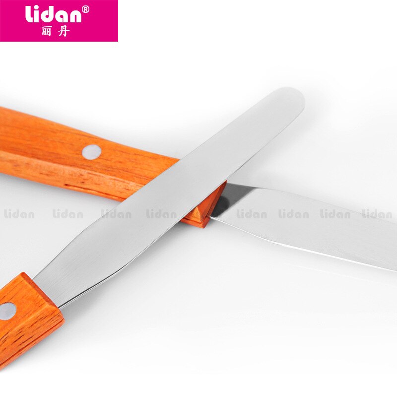 Metal Coated Wax Stick Hair Removal Wax Wax Mixing Rod Wax Stick Mask Stick Stainless Steel Wooden Handle