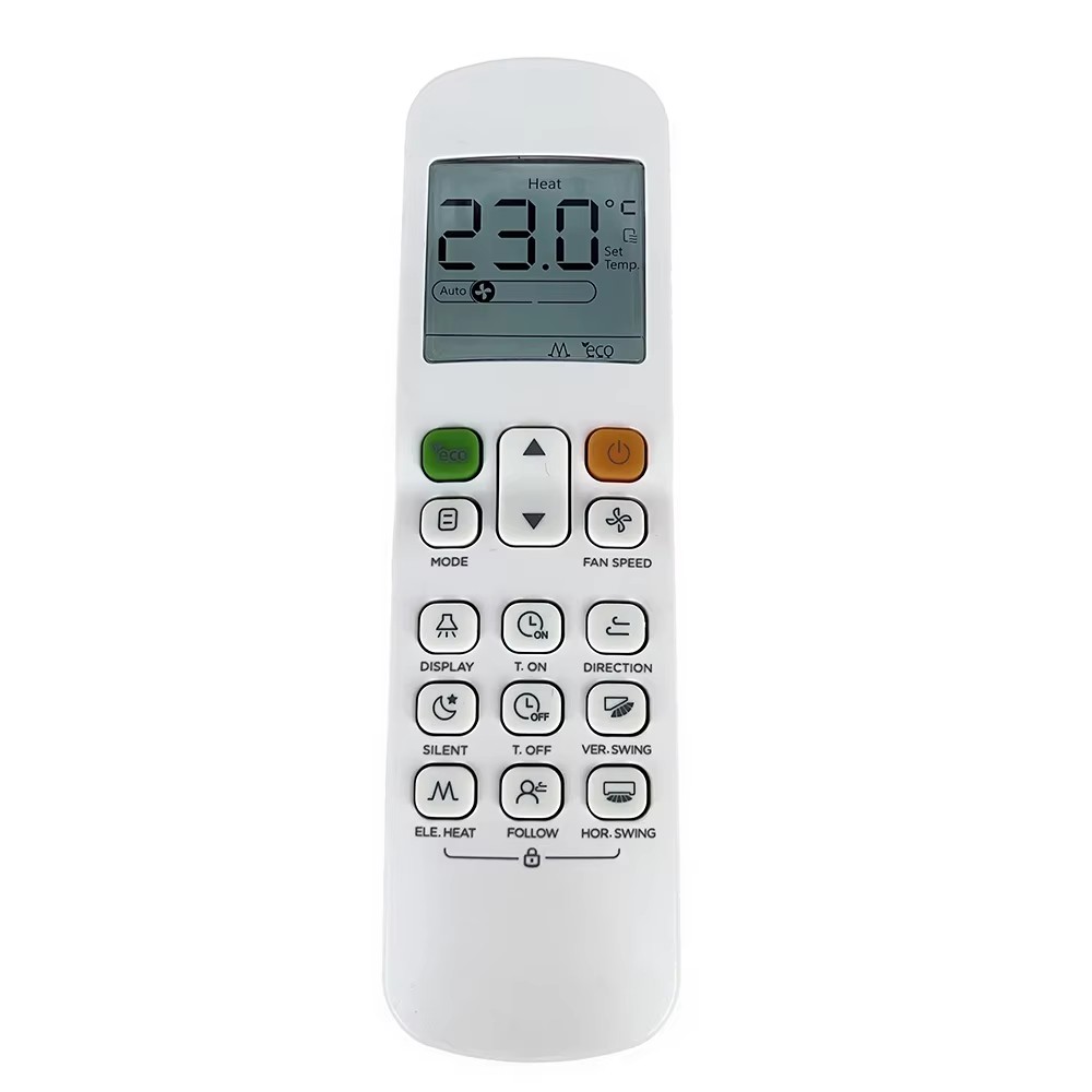 Used Original RM12F WL-12F-CM RM12D Remote Control For Midea Air Conditioner VRF cool and heat With Backlight: Beige
