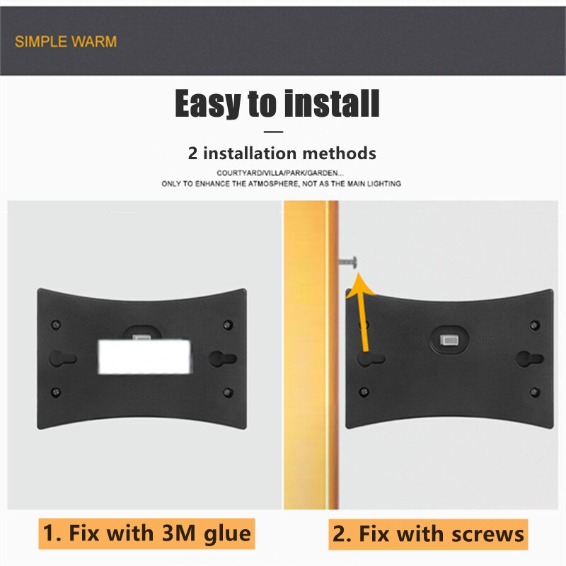 Solar Outdoor Wall Light Up and Down Outdoor Waterproof for Balcony Patio Courtyard Fence Lamps Garden Decor Solar LED Wall Lamp