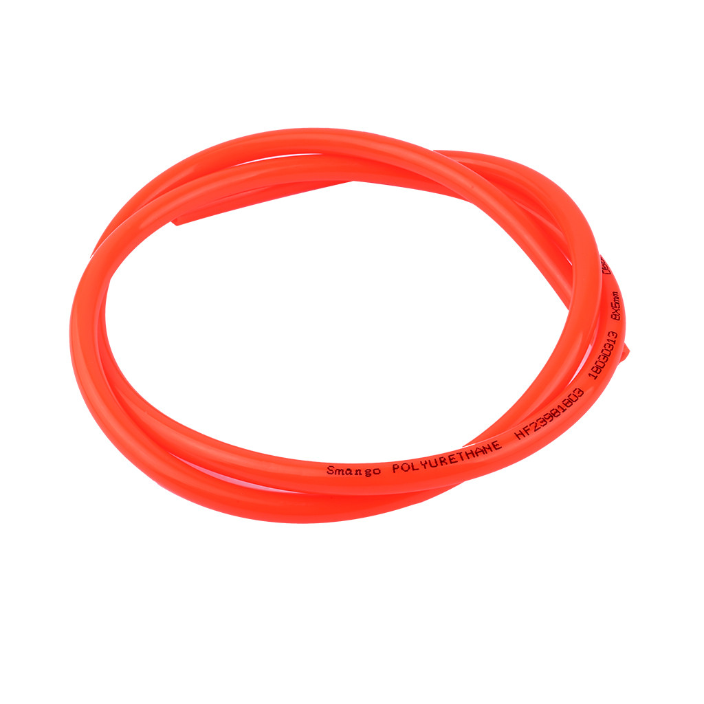 1M Polyurethane Fuel Pipe Tubing Petrol Line Unleaded Motorcycle Fuel Gas Oil Tube Hose Petrol Pipe Gasoline #30: Red