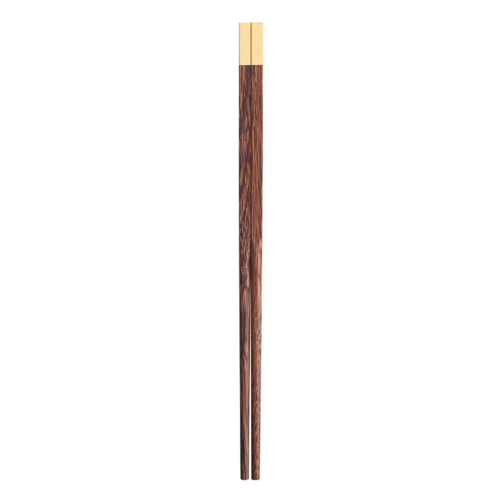 Handmade Natural Mahogany Wenge Wood Sushi Chopsticks Set Value Sushi Chinese Style Household Wooden Chopsticks