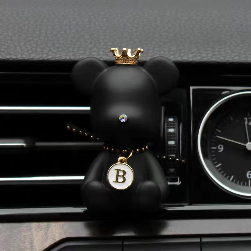 Duft Auto Lufterfrischer Auto Aroma Diffusor Klimaanlage Aromatherapie Auslauf Parfüm Clip Auto Parfüm Bär Gips Dekor