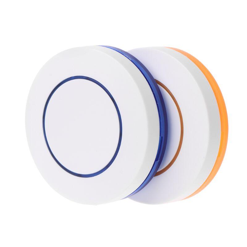 Round Shape 1 CH Button RF Transmitter Wireless Remote Control 433 MHz EV1527 Roundness Remote Key Sticky Wall Panel