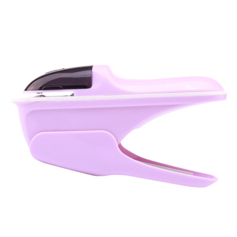 Mini Stapleless Stapler Hand-Held Without Staples Stapler for Home School Office Binding DJA99: purple