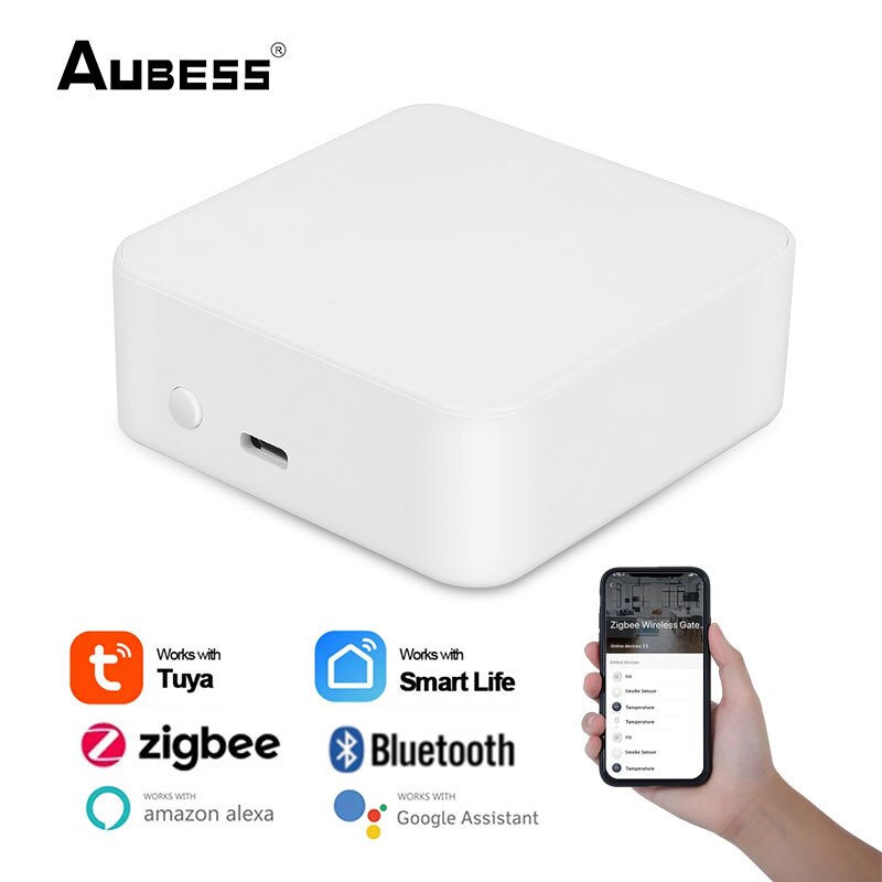 Tuya Smart Fingerbot Switch Button Pusher Bluetooth Compatible Mechanical Arm Smart Home Remote Voice Control With Alexa Google: Bluetooth Gateway