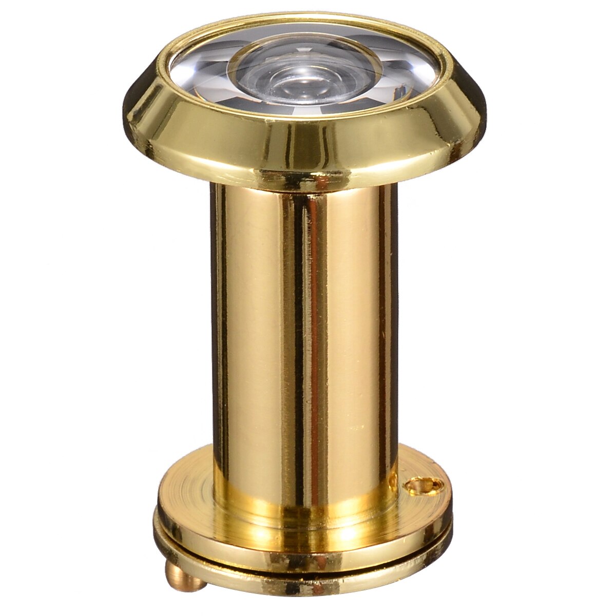 200 Degree Door Eye Spy Hole Hidden Pinhole Peephole Adjustable Glass Lens Security For Home Hardware Parts: Gold