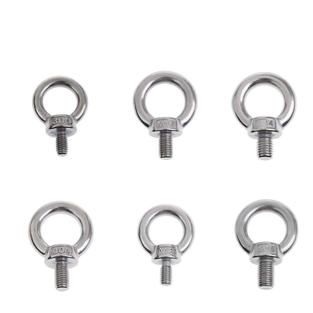 Marine Rvs Eye Bolt Lift Eyebolt M6/M8/M10/M12/M14/M16/M18/M20