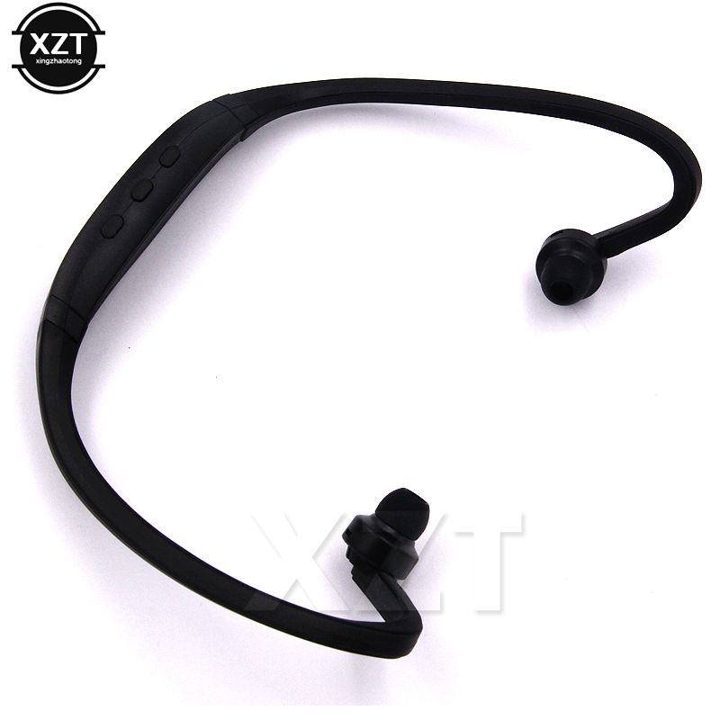 S9 Bluetooth-compatible 4.0 Headset Sport Wireless Headphones Music Stereo Earphones+Micro SD Card Slot For iphone Huawei XiaoMi: black