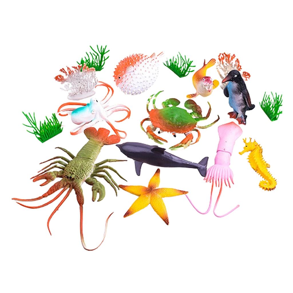 16 Packs Simulation Marine Biological Deep Sea Ani... – Grandado