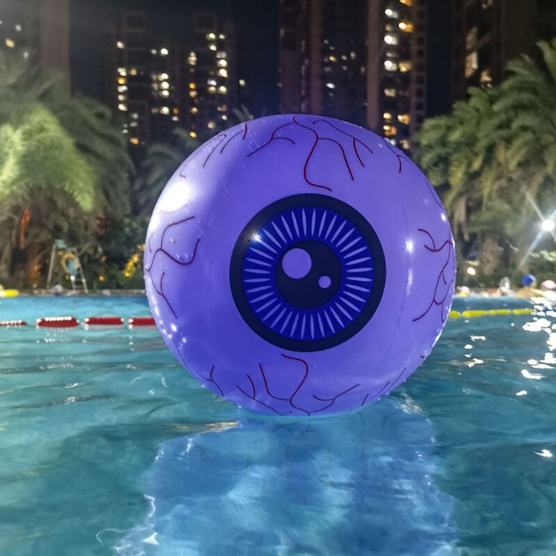 Telecomando gonfiabile di Halloween bulbo oculare luminoso a Led da 16 pollici cambia colore colorato per la festa di Halloween ma-gico