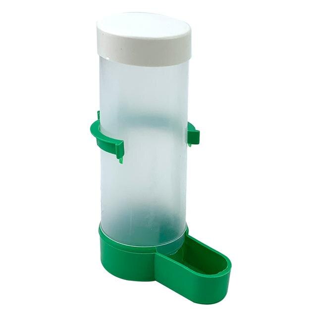 1pcs Bird Water Drinker Feeder Automatic Drinking Fountain Pet Parrot Cage Bottle Drinking Cup Bowls Pet Bird Supplies Dispenser: Food 150ml