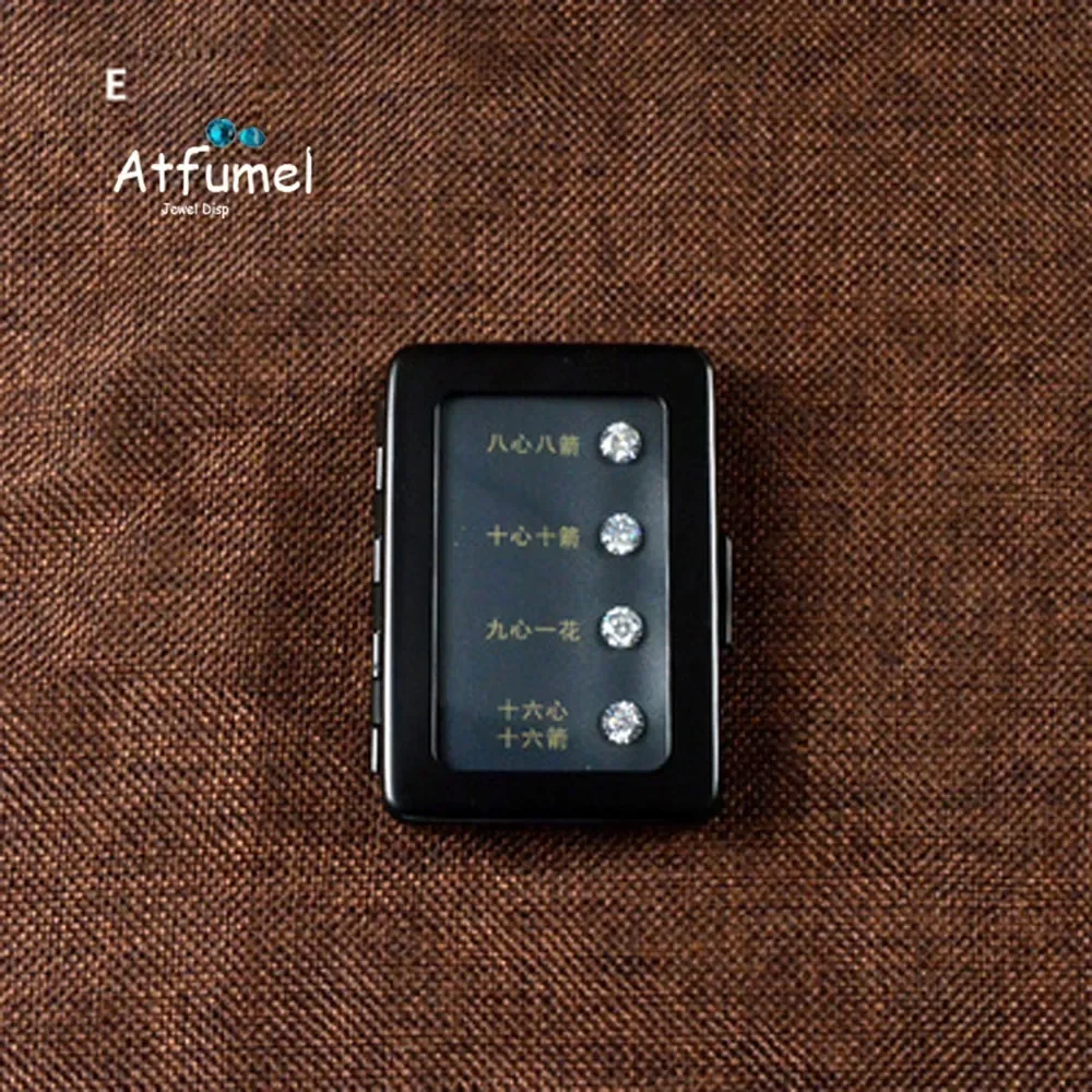 Diamond Zirconia Size Reference Contrast Carat Weight Diameter Special Cut Scale Master Teaching Tool Gemstone Contrast Tool: Orange