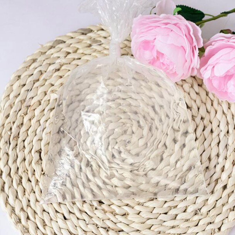 100pcs Flower Preservation Water Bag Transparent Plastic Bouquet Fresh Flower Keeping Root Maintenance Material