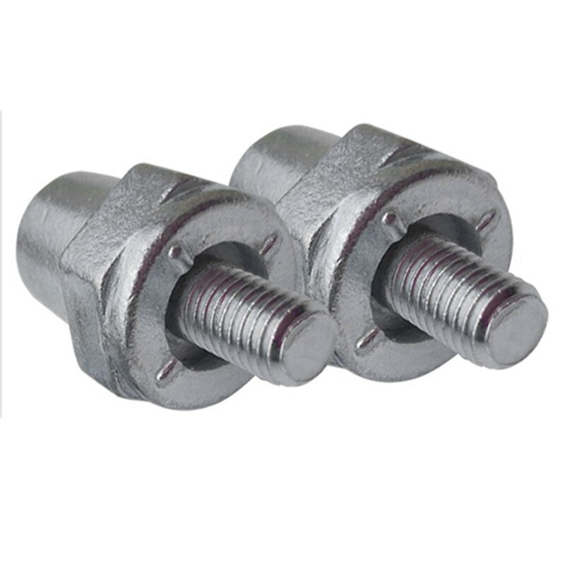 2 Pair Zinc Alloy Battery Side Terminal Charging Posts Fit 8Mm Positive (+) Or Negative (-) Battery Cable Terminals