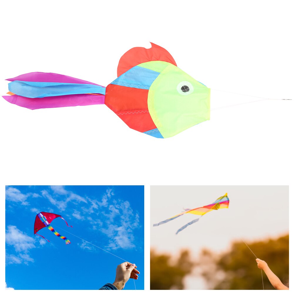 Windsock Spinner para exteriores, pez realista, accesorio colgante, cometa, impermeable