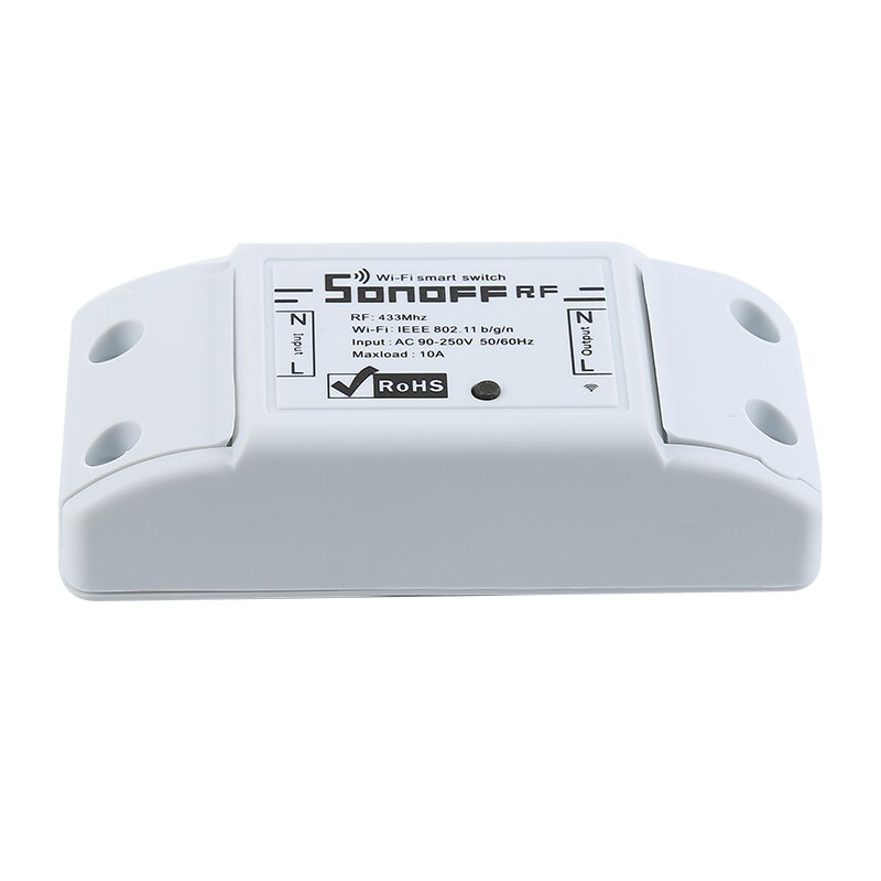 SONOFF TH10 / TH16 RF Basic Pow Dual, Wifi inteligente interruptor inteligente WiFi en casa módulo inalámbrico automatización, trabajar con Alexa Google: RF