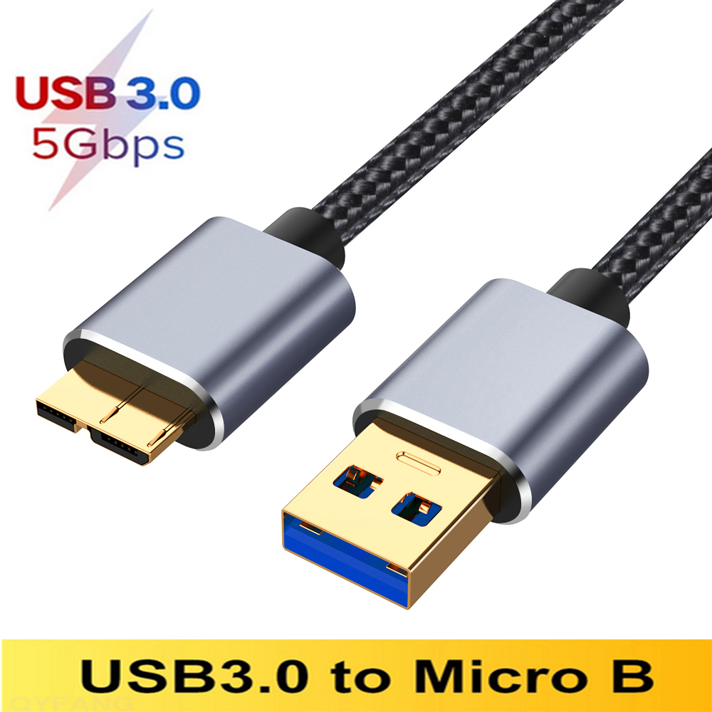 Hard Drive Externe Kabel Usb Micro B Kabel Hdd Kabel Micro Data Kabel Ssd Sata Kabel Voor Samsung Harde Schijf micro B USB3.0 Kabel