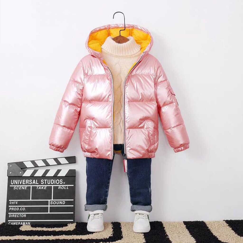 Winter Peuter Infant Kids Baby Grils Jongens Parka Lange Mouwen Hooded Outdoor Waterdichte Jas Down Jas Overjas Uitloper # G4