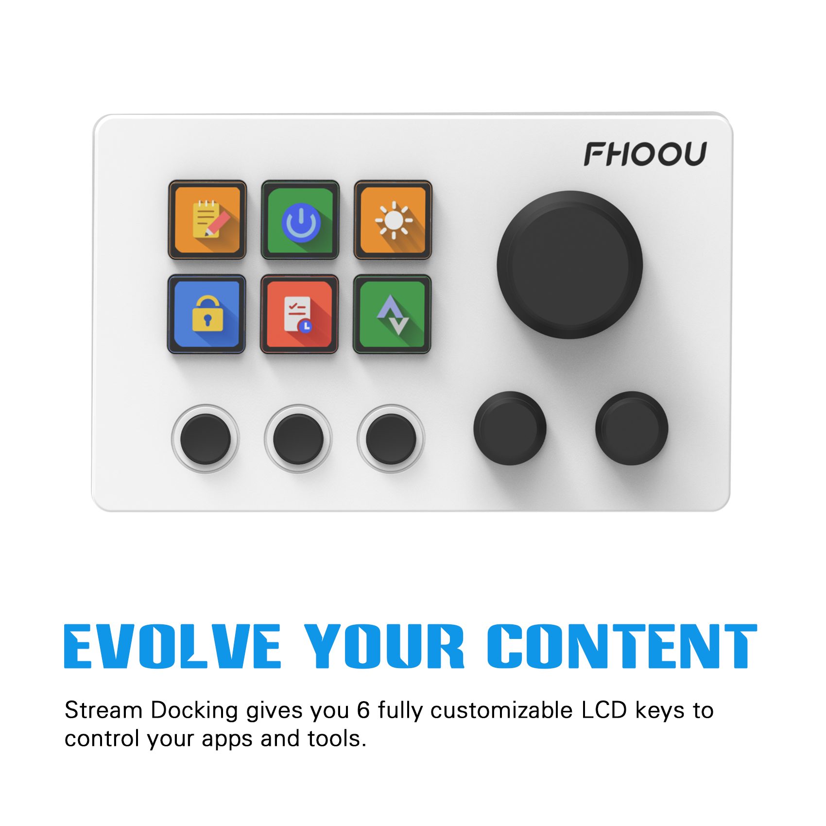 Mirabox N3 Streamdeck Keypad Screen Knob Customization Macro Mini Keyboard Visual Desktop Console For Desktop Computer