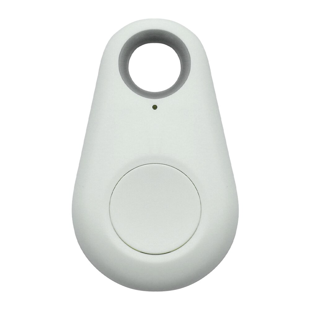 Rastreador GPS para mascotas, accesorio mini localizador bluetooth inteligente, resistente al agua, anti pérdida para perro, gato, niños, llaves del coche o casa, cartera: White