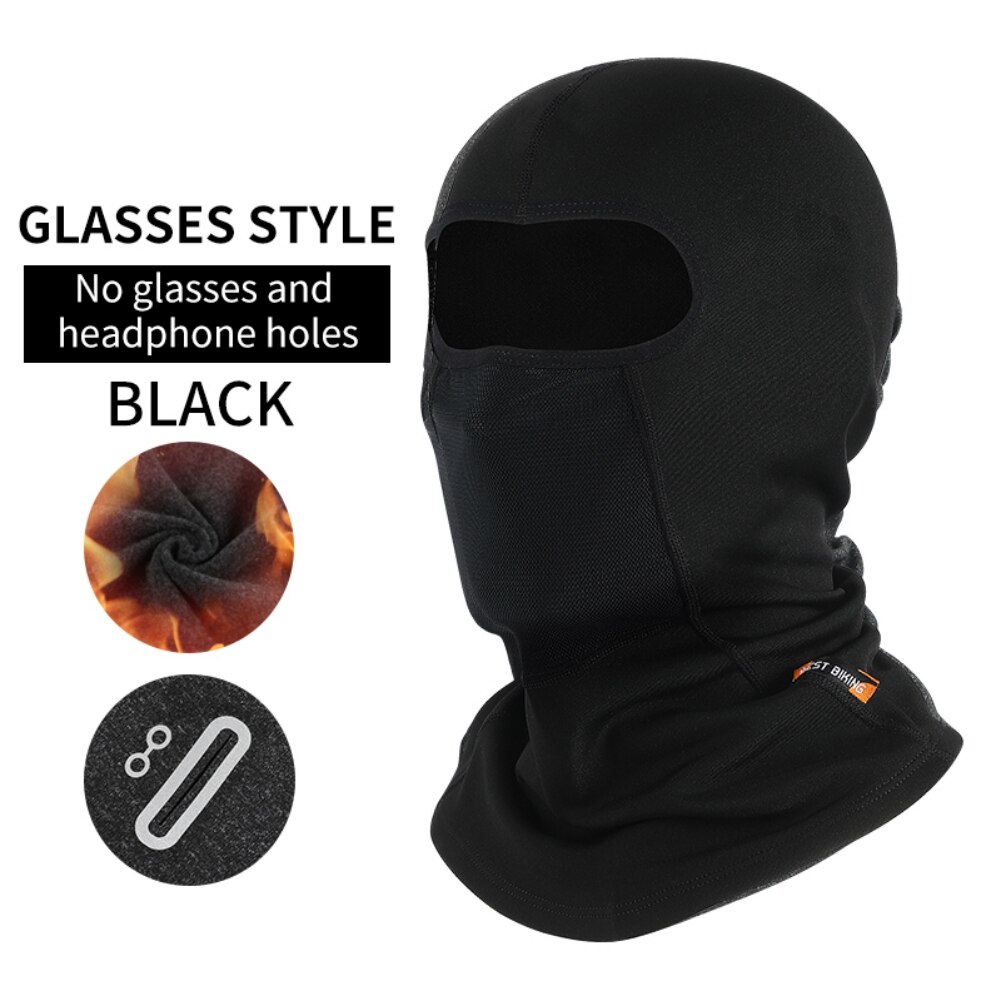 Winter-radmaske aus fleece, wärmend, hält gesicht warm, sturmhaube, skimaske, angelmütze, skimütze, winddicht: B1