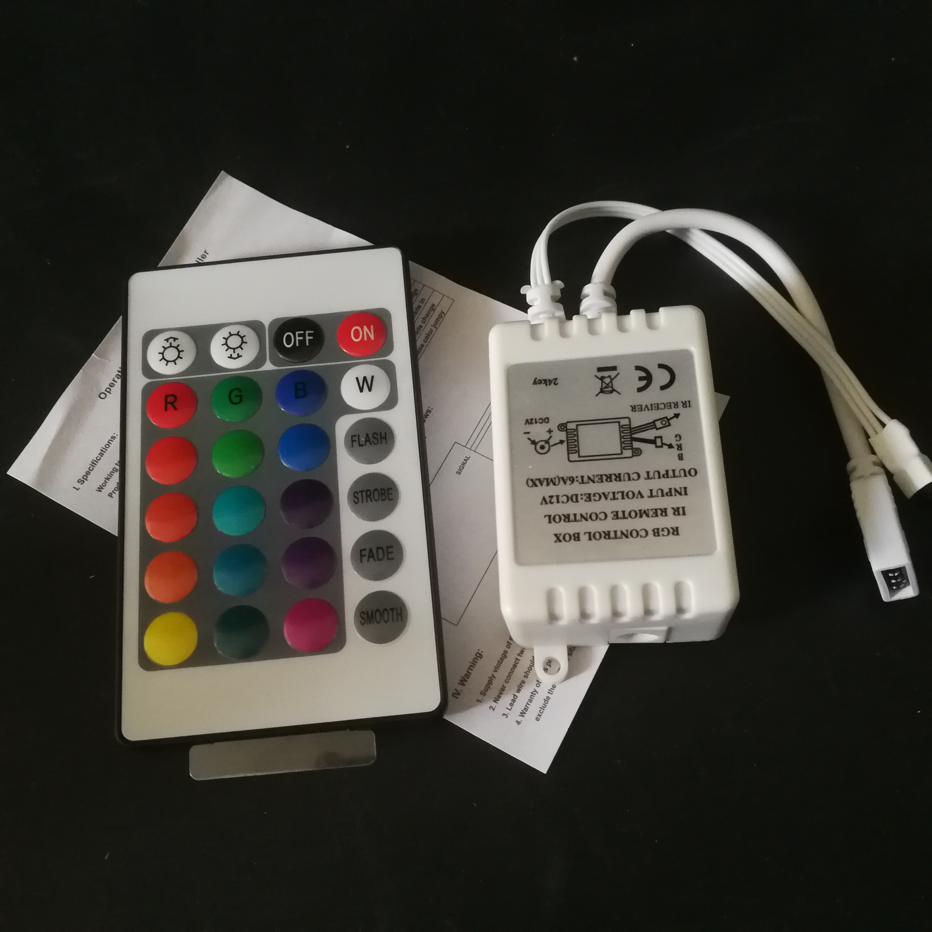 12V 24Key led rgb IR RF Infrared wireless control for 3528/2835/5050 LED 12V 24 Keys Wireless control